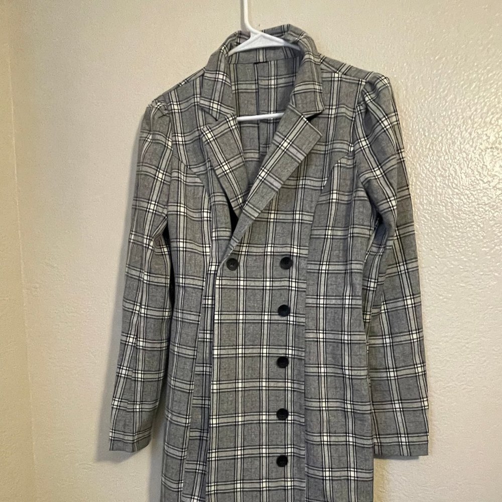 Plaid Striped Dress Size 4